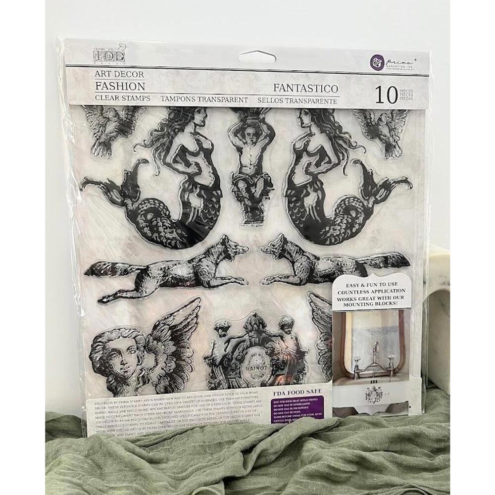 Fantastico - IOD Decor Stamp 12"x12" - RARE - First Gen, Retired - Brand New